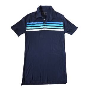 Crewcuts Boy's Blue Striped Polo Shirt